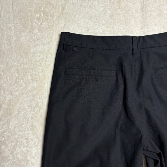 Lululemon Mens Commission Short Relaxed 11" Size 34 Warpstreme Black On the Move - Picture 10 of 13